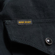 Image showing the IHSH-218-BLK - 12oz Western Shirt "Johnny Cash III" Black which is a Shirts described by the following info Iron Heart, Released, Shirts, Tops and sold on the IRON HEART GERMANY online store
