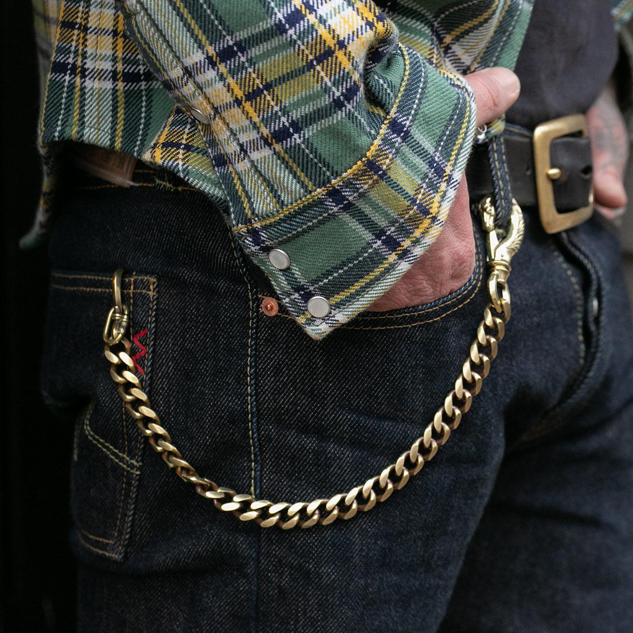 Image showing the Peanuts & Co Horse Wallet Chain (horse×hook) - Brass which is a WALLETS AND CHAINS described by the following info Accessories, Iron Heart, Peanuts & Co, Released, WALLETS AND CHAINS and sold on the IRON HEART GERMANY online store