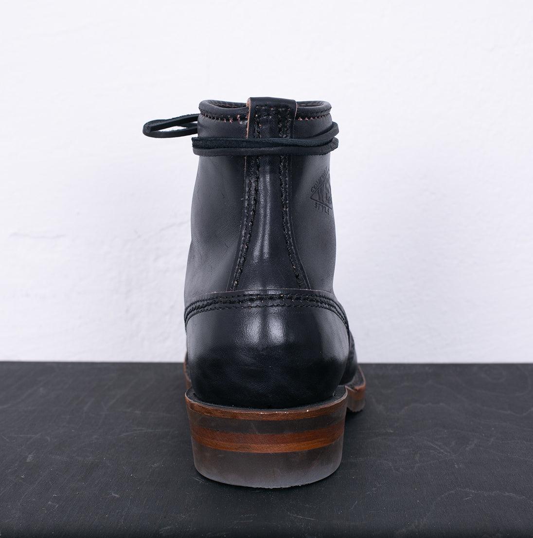 Image showing the WE-207700H-BLK - WESCO Custom Jobmaster Horsehide Black which is a Boots described by the following info Boots, Footwear, Wesco and sold on the IRON HEART GERMANY online store
