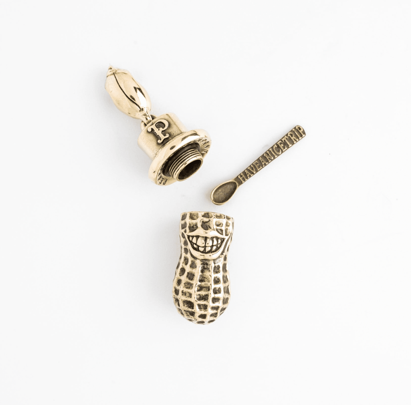 Image showing the Peanuts & Co YACHIMATA PEANUTS key ring pendant - Brass which is a Others described by the following info Accessories, Others, Peanuts & Co, Released and sold on the IRON HEART GERMANY online store