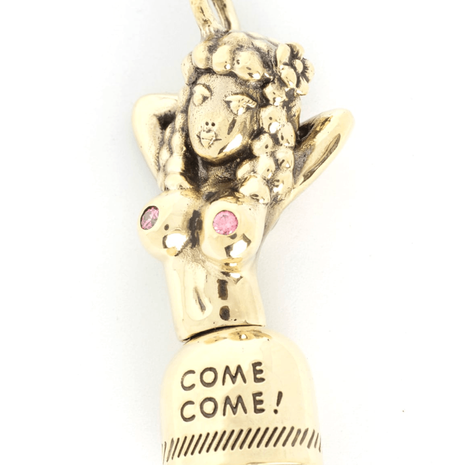 Image showing the Peanuts & Co COME COME BELL key ring pendant - Brass which is a Others described by the following info Accessories, Others, Peanuts & Co, Released and sold on the IRON HEART GERMANY online store