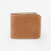 Image showing the IHG-01-NAT - Small Shell Cordovan Wallet - Natural which is a WALLETS AND CHAINS described by the following info Accessories, IHSALE_M23, Iron Heart, Released, WALLETS AND CHAINS and sold on the IRON HEART GERMANY online store