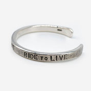Image showing the IHSI-30 - Iron Heart Hard Strike Bangle - Sterling Silver which is a Jewellery described by the following info Accessories, Iron Heart, Jewellery and sold on the IRON HEART GERMANY online store