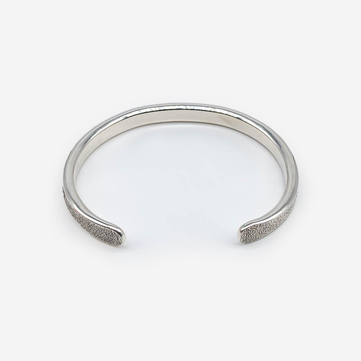 Image showing the IHSI-30 - Iron Heart Hard Strike Bangle - Sterling Silver which is a Jewellery described by the following info Accessories, Iron Heart, Jewellery and sold on the IRON HEART GERMANY online store