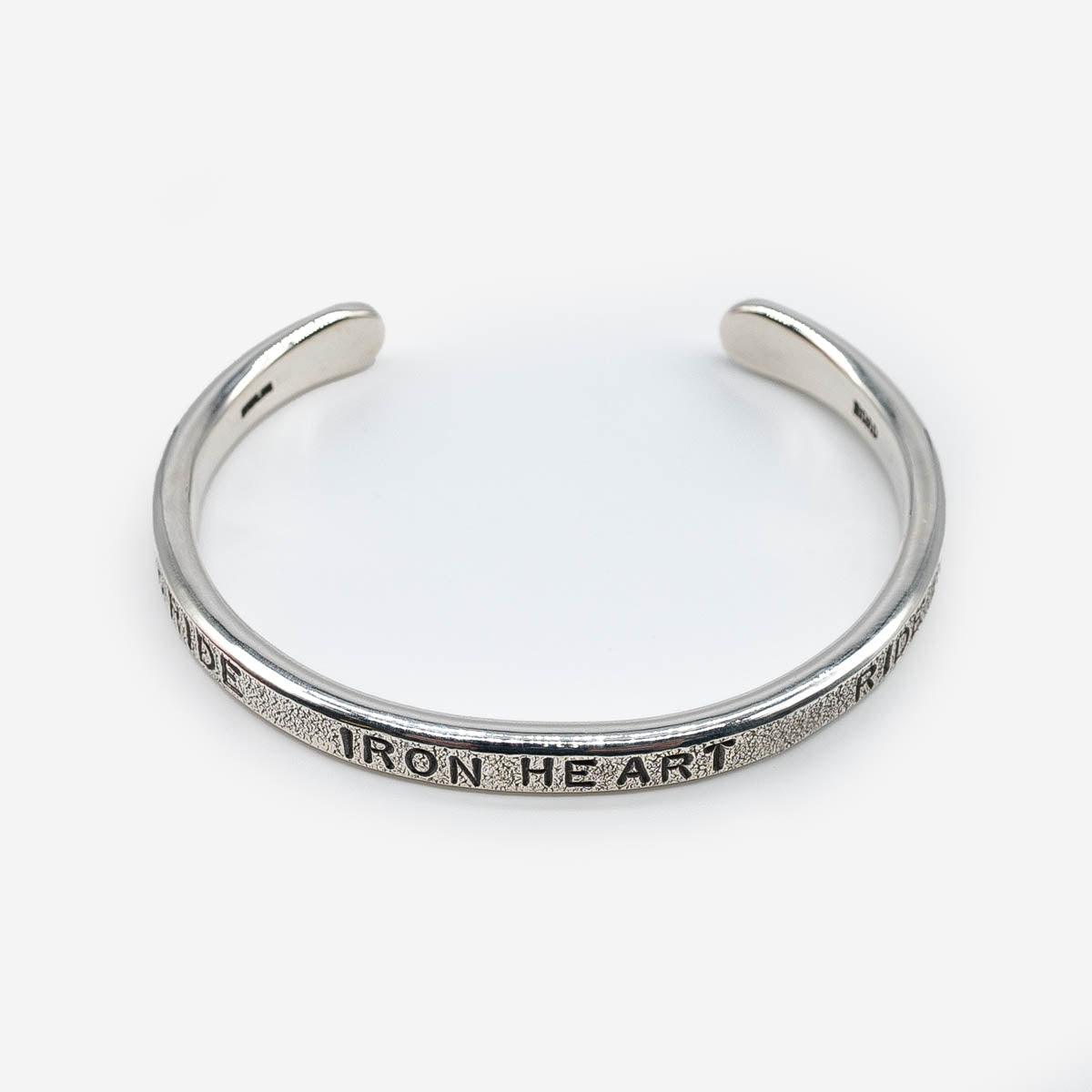 Image showing the IHSI-30 - Iron Heart Hard Strike Bangle - Sterling Silver which is a Jewellery described by the following info Accessories, Iron Heart, Jewellery and sold on the IRON HEART GERMANY online store