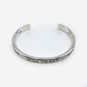 Image showing the IHSI-30 - Iron Heart Hard Strike Bangle - Sterling Silver which is a Jewellery described by the following info Accessories, Iron Heart, Jewellery and sold on the IRON HEART GERMANY online store