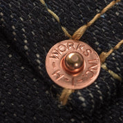 Image showing the IH-634-XHS - 25oz Selvedge Denim Straight Cut Jeans - Indigo which is a Jeans described by the following info 634, Bottoms, Iron Heart, Jeans, Released, Straight and sold on the IRON HEART GERMANY online store
