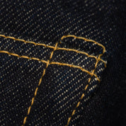 Image showing the IH-777S-21 - 21oz Selvedge Denim Slim Tapered Jeans - Indigo which is a Jeans described by the following info 777, Back In, Bottoms, Iron Heart, Jeans, Released, Tappered and sold on the IRON HEART GERMANY online store