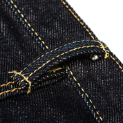 Image showing the IH-777S-21 - 21oz Selvedge Denim Slim Tapered Jeans - Indigo which is a Jeans described by the following info 777, Back In, Bottoms, Iron Heart, Jeans, Released, Tappered and sold on the IRON HEART GERMANY online store