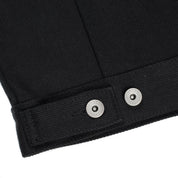 Image showing the IH-9526V - 21oz Non-Fade Denim Vest Superblack which is a Vests described by the following info Iron Heart, Released, Tops, Vests and sold on the IRON HEART GERMANY online store