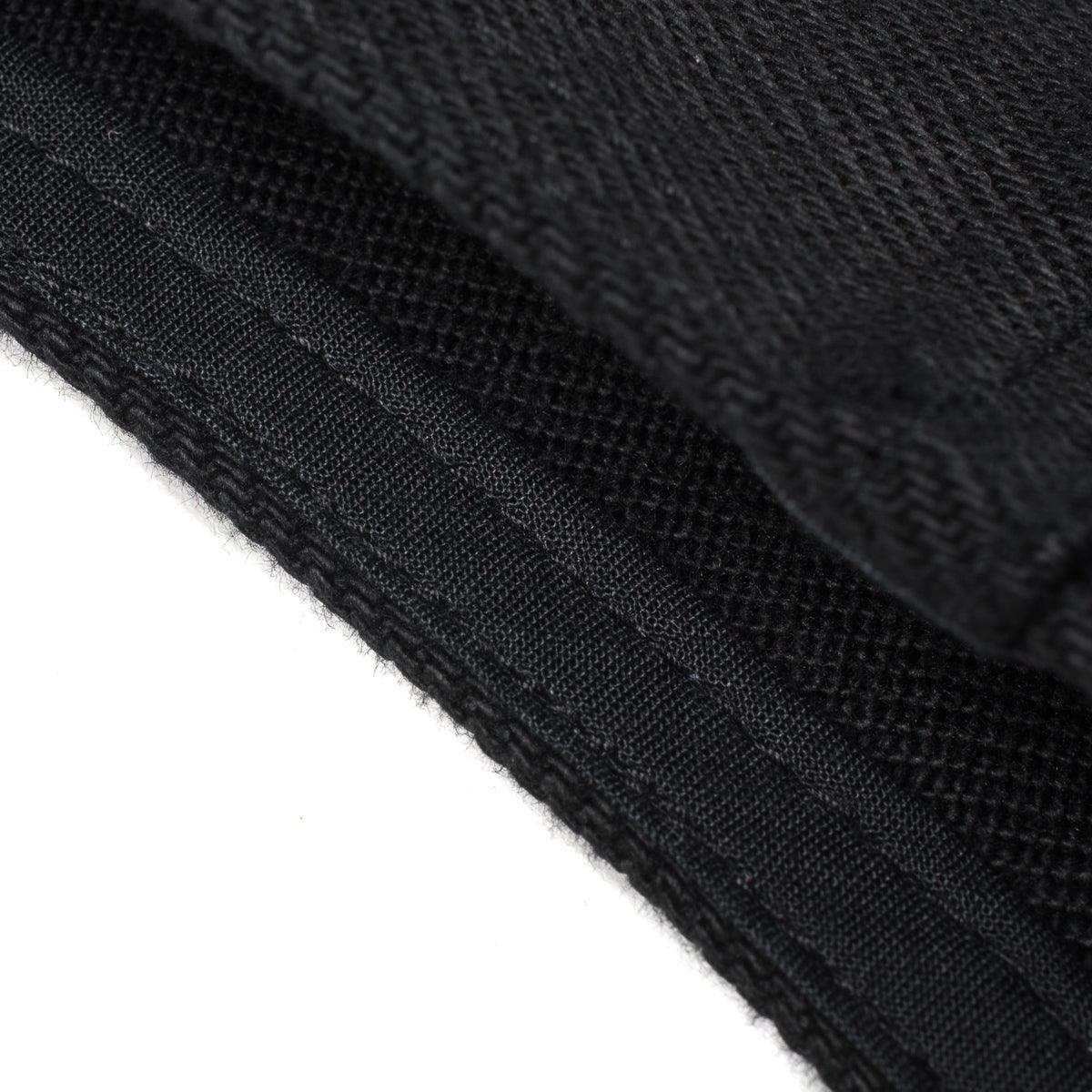 Image showing the IH-9526V - 21oz Non-Fade Denim Vest Superblack which is a Vests described by the following info Iron Heart, Released, Tops, Vests and sold on the IRON HEART GERMANY online store