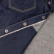 Image showing the IHSH-292-IND - 18oz Vintage Selvedge Denim CPO Shirt Indigo which is a Shirts described by the following info Iron Heart, Released, Shirts, Tops and sold on the IRON HEART GERMANY online store