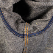 Image showing the IHSH-292-IND - 18oz Vintage Selvedge Denim CPO Shirt Indigo which is a Shirts described by the following info Iron Heart, Released, Shirts, Tops and sold on the IRON HEART GERMANY online store
