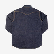Image showing the IHSH-292-IND - 18oz Vintage Selvedge Denim CPO Shirt Indigo which is a Shirts described by the following info Iron Heart, Released, Shirts, Tops and sold on the IRON HEART GERMANY online store