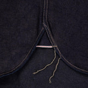 Image showing the IHSH-295-IB - 14oz Selvedge Denim Western Shirt Indigo/Black which is a Shirts described by the following info IHSALE, Iron Heart, Released, Shirts, Tops and sold on the IRON HEART GERMANY online store