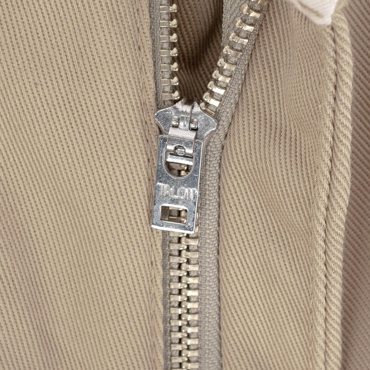 Image showing the IH-731-KHA - 12oz Heavy Cotton Relaxed Fit Chinos - Khaki which is a Trousers described by the following info Bottoms, Iron Heart, Released, Trousers and sold on the IRON HEART GERMANY online store