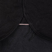 Image showing the IHSH-295-BB - 14oz Selvedge Denim Western Shirt Black/Black which is a Shirts described by the following info Back In, Iron Heart, Released, Shirts, Tops and sold on the IRON HEART GERMANY online store