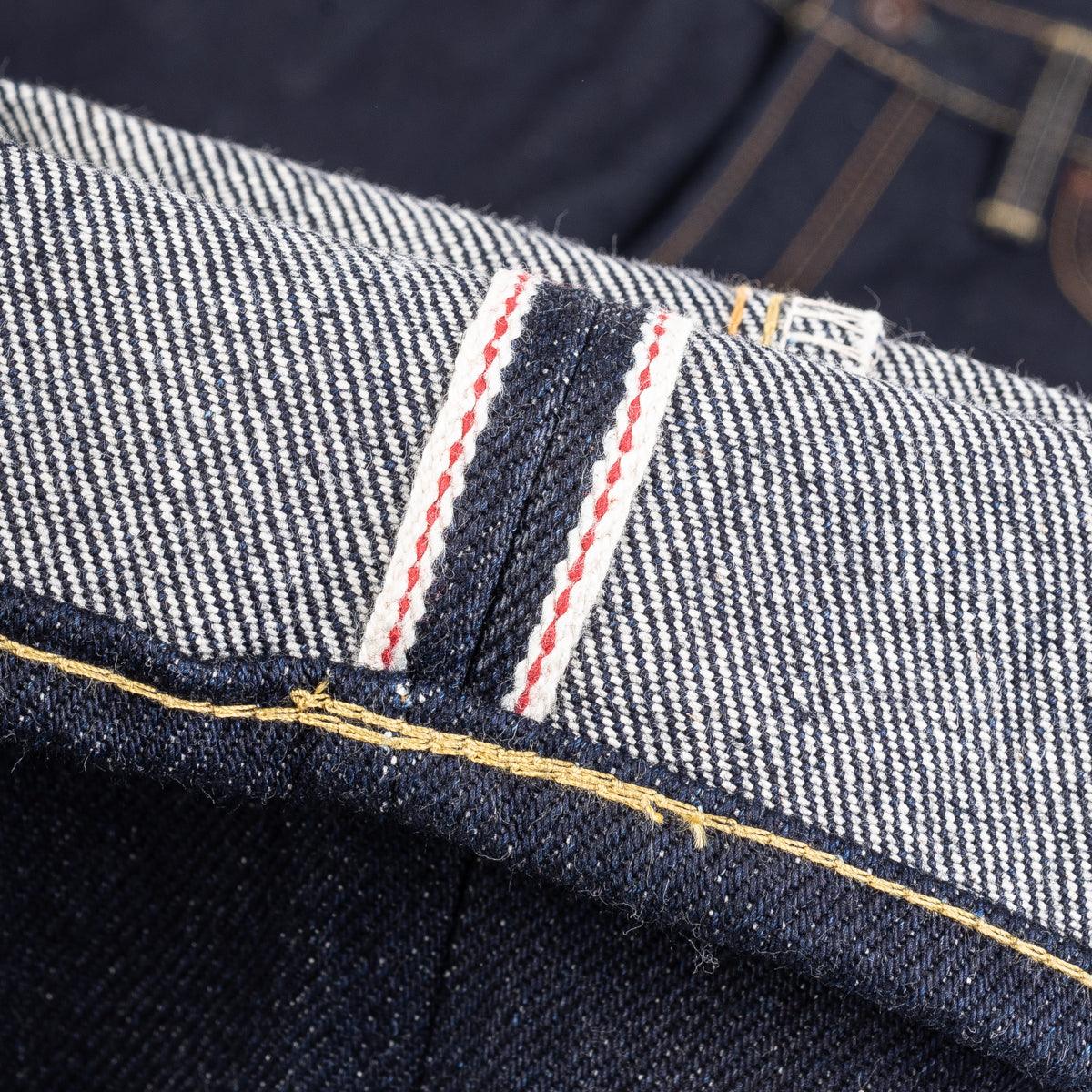 Image showing the IH-634S-UHR - 21/23oz Raw Selvedge Denim Straight Cut Jeans Indigo which is a Jeans described by the following info 634, Bottoms, Iron Heart, Jeans, Released, Straight and sold on the IRON HEART GERMANY online store
