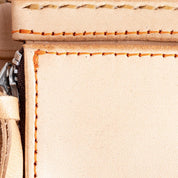 Image showing the IHG-02-NAT - Medium Shell Cordovan Wallet - Natural which is a WALLETS AND CHAINS described by the following info Accessories, Iron Heart, Released, WALLETS AND CHAINS and sold on the IRON HEART GERMANY online store