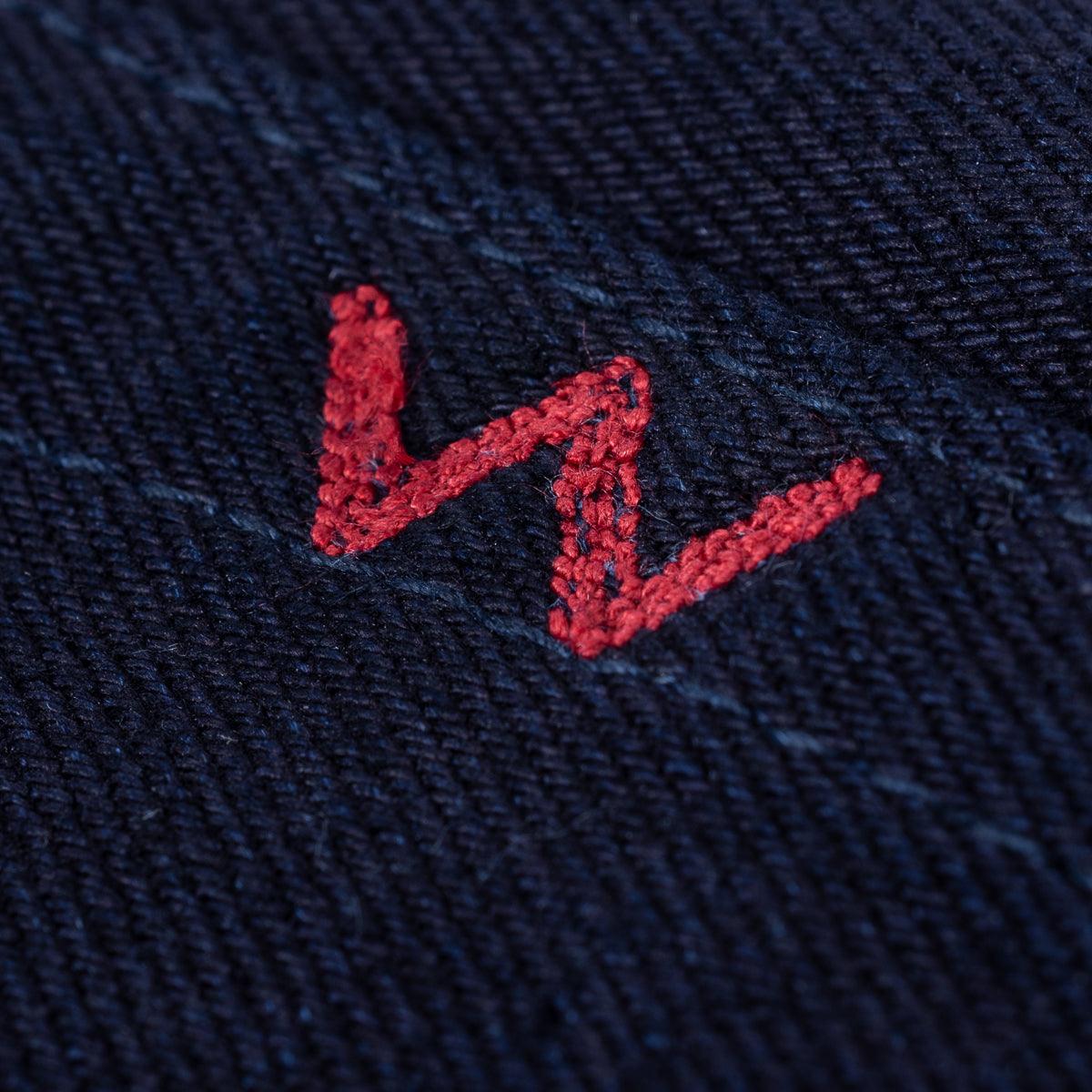 Image showing the IH-666S-14ii - 14oz Selvedge Denim Slim Straight Cut Jeans - Indigo/Indigo which is a Jeans described by the following info 666, Bottoms, IHSALE_M23, Iron Heart, Released, Slim, Straight and sold on the IRON HEART GERMANY online store