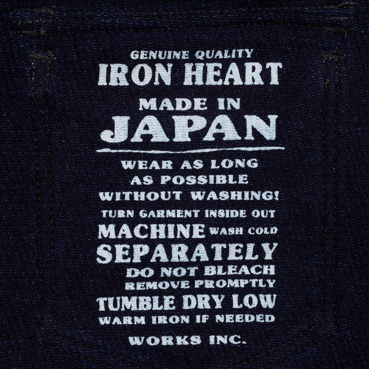 Image showing the IHSH-208-IND - Kersey Western Shirt Indigo which is a Shirts described by the following info IHSALE_M23, Iron Heart, Released, Shirts, Tops and sold on the IRON HEART GERMANY online store