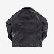Image showing the IHJ-64-BLK - Horsehide Modified Type III Jacket - Black which is a LEATHER JACKETS described by the following info Iron Heart, LEATHER JACKETS, Released, Tops and sold on the IRON HEART GERMANY online store