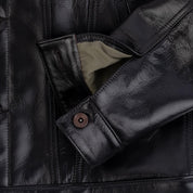 Image showing the IHJ-64-BLK - Horsehide Modified Type III Jacket - Black which is a LEATHER JACKETS described by the following info Iron Heart, LEATHER JACKETS, Released, Tops and sold on the IRON HEART GERMANY online store