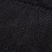 Image showing the IH-734-BLK - 8oz Ripstop Cargo - Black which is a Trousers described by the following info Bottoms, IHSALE_M23, Iron Heart, Released, Trousers and sold on the IRON HEART GERMANY online store