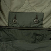 Image showing the IHM-38-OLV - 5oz Quilted Lining M-51 Type Field Coat - Olive which is a Jackets described by the following info IHSALE_M23, Iron Heart, Jackets, Released, Tops and sold on the IRON HEART GERMANY online store