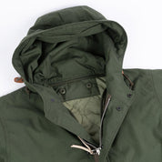 Image showing the IHM-38-OLV - 5oz Quilted Lining M-51 Type Field Coat - Olive which is a Jackets described by the following info IHSALE_M23, Iron Heart, Jackets, Released, Tops and sold on the IRON HEART GERMANY online store