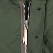 Image showing the IHM-38-OLV - 5oz Quilted Lining M-51 Type Field Coat - Olive which is a Jackets described by the following info IHSALE_M23, Iron Heart, Jackets, Released, Tops and sold on the IRON HEART GERMANY online store