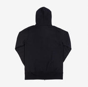 Image showing the IHSW-10-BLK - 14oz Ultra Heavyweight Cotton Zip Up Hoodie Black which is a Sweatshirts described by the following info IHSALE, Iron Heart, Released, Sweatshirts, Tops and sold on the IRON HEART GERMANY online store