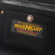 Image showing the IHE-37 - 21oz Denim Waist Bag - Superblack which is a Bags described by the following info Accessories, Back In, Bags, Iron Heart, Released and sold on the IRON HEART GERMANY online store