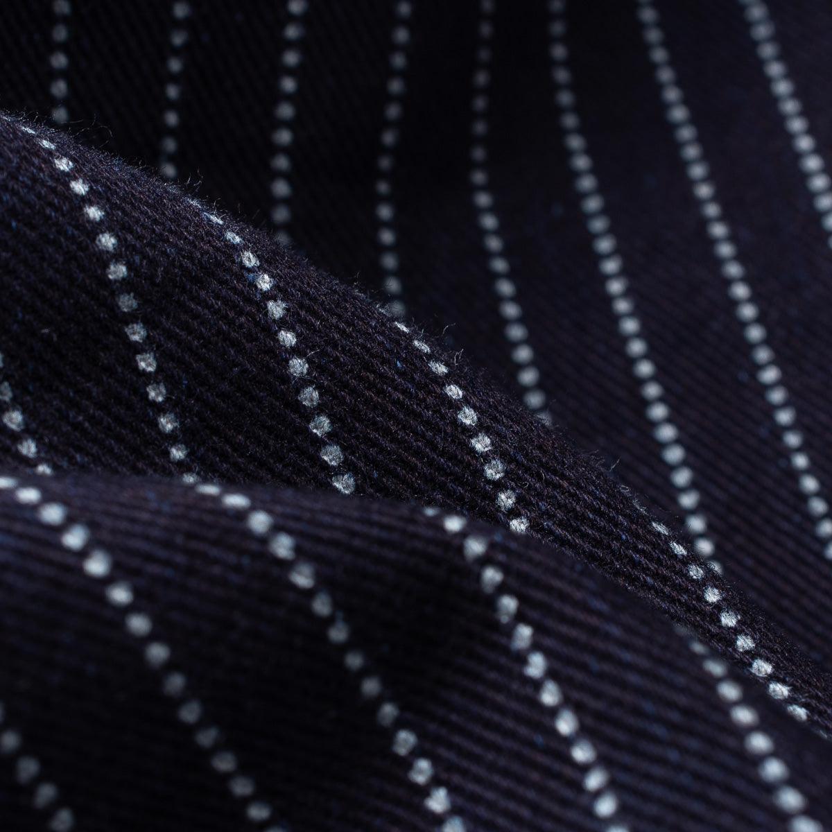 Image showing the IHSH-266-IND - 12oz Wabash Work Shirt - Indigo With Black Buttons which is a Shirts described by the following info Iron Heart, Released, Shirts, Tops and sold on the IRON HEART GERMANY online store