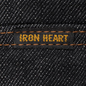Image showing the IHSH-33-BLK - 12oz Selvedge Denim Western Shirt - Black which is a Shirts described by the following info IHSALE_M23, Iron Heart, Released, Shirts, Tops and sold on the IRON HEART GERMANY online store
