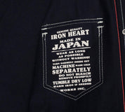 Image showing the IHSH-62-IND - 12oz Wabash Western Shirt Indigo which is a Shirts described by the following info Iron Heart, Released, Shirts, Tops and sold on the IRON HEART GERMANY online store