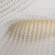 Image showing the IHTL-1301-WHT - Waffle Knit Thermal Longsleeve White which is a T-Shirts described by the following info Back In, IHSALE_M23, Iron Heart, Released, T-Shirts, Tops and sold on the IRON HEART GERMANY online store
