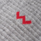 Image showing the IHG-030-GRY/RED - Iron Heart Work Boot Socks - Grey/Red which is a Socks described by the following info Accessories, IHSALE_M23, Iron Heart, Released, Socks and sold on the IRON HEART GERMANY online store