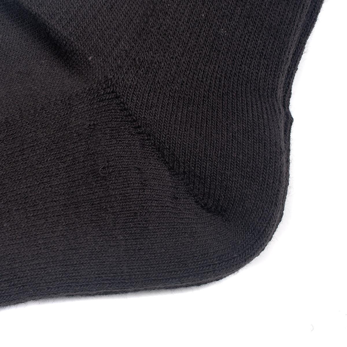 Image showing the IHG-030-BLK - Iron Heart Boot Socks - Black which is a Socks described by the following info Footwear, Iron Heart, Released, Socks and sold on the IRON HEART GERMANY online store