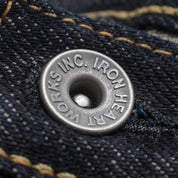 Image showing the IH-888S-21 - 21oz Selvedge Denim Medium/High Rise Tapered Cut Jeans which is a Jeans described by the following info 888, Back In, Bottoms, Iron Heart, Jeans, Released, Tappered and sold on the IRON HEART GERMANY online store