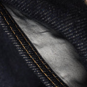 Image showing the IH-888S-21 - 21oz Selvedge Denim Medium/High Rise Tapered Cut Jeans which is a Jeans described by the following info 888, Back In, Bottoms, Iron Heart, Jeans, Released, Tappered and sold on the IRON HEART GERMANY online store