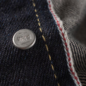 Image showing the IH-666S-142 - 14oz Selvedge Denim Slim Straight Cut Jeans - Indigo which is a Jeans described by the following info 666, Bottoms, Iron Heart, Jeans, Released, Slim, Straight and sold on the IRON HEART GERMANY online store