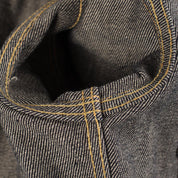 Image showing the IH-526L - 19oz Left-Hand Twill Selvedge Denim Type III Jacket - Indigo washed which is a Jackets described by the following info Bargain, Iron Heart, Jackets, Released, Tops and sold on the IRON HEART GERMANY online store