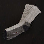 Image showing the WI-S1221-GRY - Wigwam At Work Crew 3-Pack Socks Grey which is a Socks described by the following info Footwear, IHSALE_M23, Socks, Wigwam and sold on the IRON HEART GERMANY online store